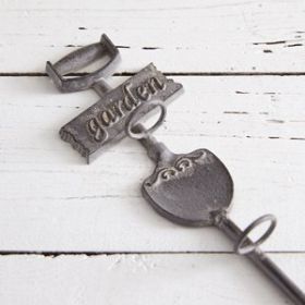 Garden Shovel Rain Gauge Garden Pick