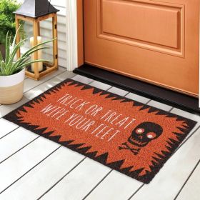 Trick or Treat Doormat