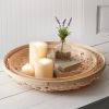 Set of Two Boho  Baskets Wall Decor Display Accent