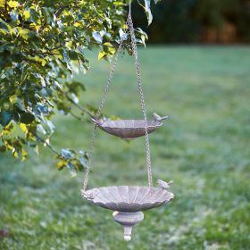Stone Gardens Two Tier Bird Feeder