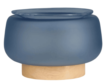 Better Homes & Gardens Full Size Ceramic Fragrance Wax Melt Warmer, Seaglass Blue