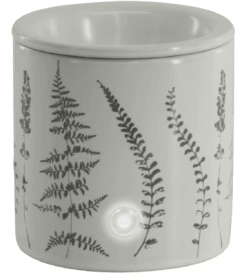 Mainstays Electric 18-Watt Botanical Decal Ceramic Wax Warmer, White