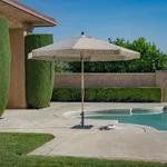 SunVilla 10 ft. Cabana Market Fringe Umbrella