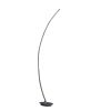 62.25-Inch Bradie Brushed Nickel LED Arc Tube Floor Lamp