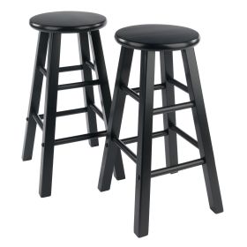 Element Counter Stools; 2-Pc Set; Black