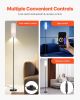 VEVOR Floor Lamp Stepless Dimmable Colors Living Room Lamp with Remote Control