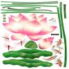 Elegant Miss Lotus - Wall Decals Stickers Appliques Home Dcor