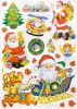 Santa Season - Large Wall Decals Stickers Appliques Home Decor
