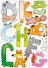 Animal Letters - Large Wall Decals Stickers Appliques Home Decor