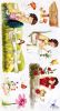 Leisure Time-2 - Wall Decals Stickers Appliques Home Decor