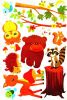 Animals' New Friends - Wall Decals Stickers Appliques Home Dcor
