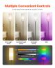 VEVOR Floor Lamp Stepless Dimmable Colors Living Room Lamp with Remote Control