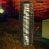 Gray Solar Floor Lamp, Outdoor Garden Lantern
