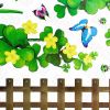 Green Fence 2 - Wall Decals Stickers Appliques Home Decor