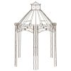 Garden Pavilion Antique Brown 157.5"x101.6"x148.8" Iron