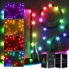 Dreamcolor Smart Star String Lights 16.4Ft 25 Stars Christmas String Lights App Control 20 Modes Music Sync RGBIC Twinkle Lights Waterproof For Bedroo