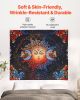 VEVOR Sun and Moon Tapestry Psychedelic Mystic Floral Aesthetic Vintage Tapestry