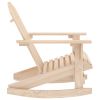 Patio Adirondack Rocking Chair Solid Fir Wood