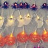 3pcs LED String Lights Halloween Indoor Garden Patio Party Pumpkin Lights