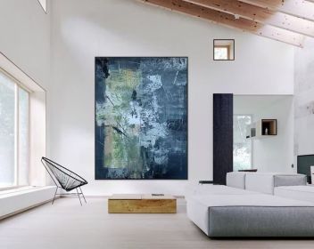 Large Canvas Oil Painting  Abstract  Original  Acrylic Modern Wall Art (Style: 01, size: 90x130cm)
