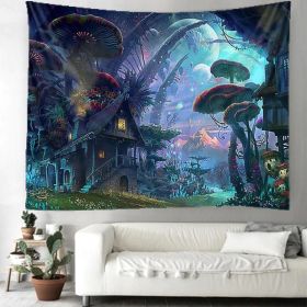 Mushroom House Tapestry (SizeFormat: 130x150cm)