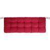 Bench Seat Cushion For Indoor Outdoor Furniture Non Slip Long Chair Cushion with Ties Strap Waterproof Swing Cushion 51.18x19.68IN For Garden Patio Ba