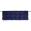 Bench Seat Cushion For Indoor Outdoor Furniture Non Slip Long Chair Cushion with Ties Strap Waterproof Swing Cushion 51.18x19.68IN For Garden Patio Ba