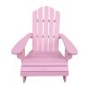 Outdoor or indoor Wood children Adirondack chair