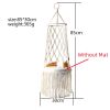 Bohemia Hand Woven Cat Swing Tapestry Bed Macrame Rope Pet Cat Hammock for Cat Perch Wall Hanging Basket Sleeping Mat Home Decor
