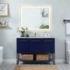 4 Size LED Bathroom Mirror;  Backlit and Front Lighted Mirror for Bathroom;  Wall Mounted Bathroom Vanity Framed Mirror Includes Dimmer;  ; Defogger;
