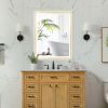 4 Size LED Bathroom Mirror;  Backlit and Front Lighted Mirror for Bathroom;  Wall Mounted Bathroom Vanity Framed Mirror Includes Dimmer;  ; Defogger;