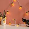 1pc, LED Simulation Fruit Copper Wire String Lights, Pineapple Rattan String Lights, Fairy Lights, Christmas Wedding Lights