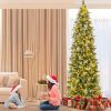 6/7.5/9 FT Artificial Christmas Tree with Warm-White LED Lights