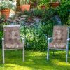 2Pcs/Set 1Pc Back Cushion and 1Pc Seat Cushion Rocking Chair Cushion Upper And Lower Back And Seat Sets